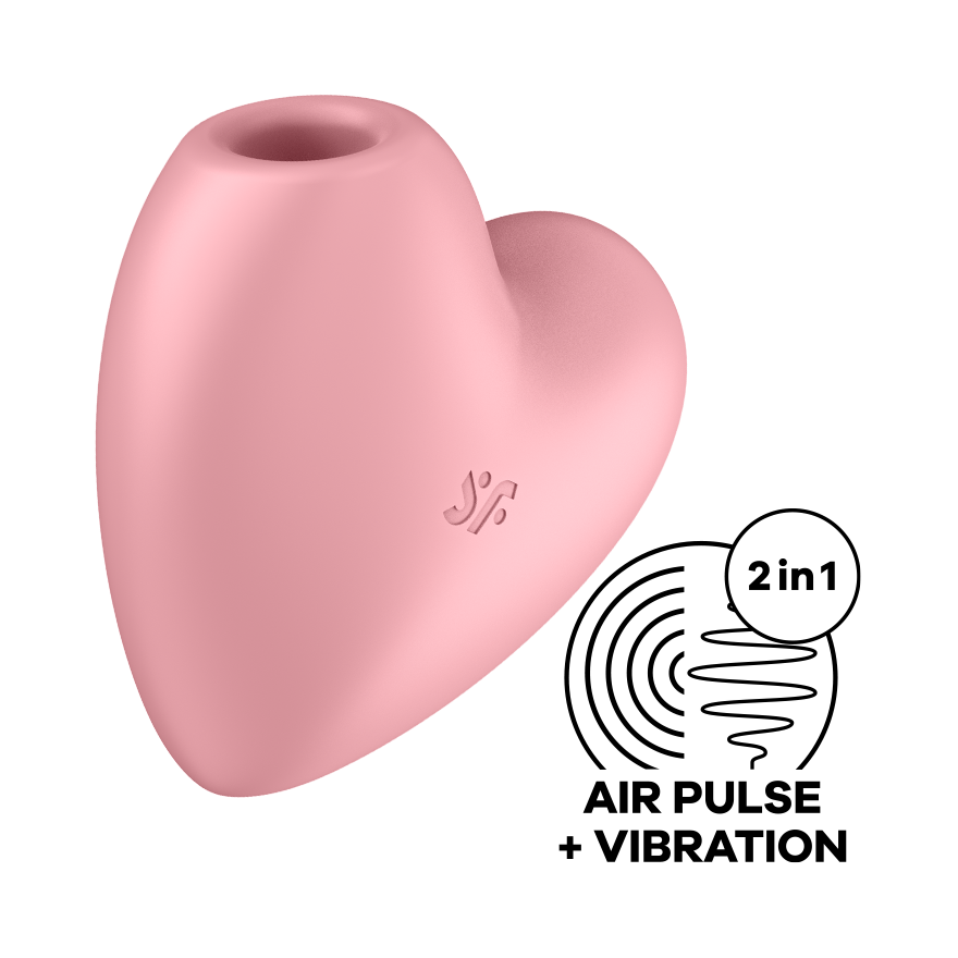 Satisfyer Cutie Heart Air Pulse Stimulator - Thorn & Feather Sex Toy Canada