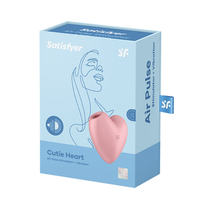 Satisfyer Cutie Heart Air Pulse Stimulator - Thorn & Feather