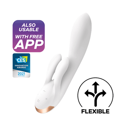 Satisfyer Double Flex Rabbit Vibrator - Thorn & Feather