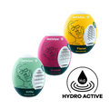 Satisfyer Masturbator Egg - 3 piece Set (Riffle, Bubble, Fierce) Assorted - Thorn & Feather