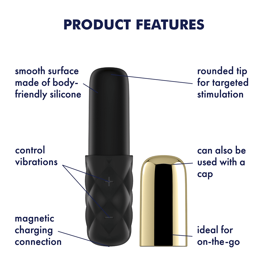 Satisfyer Lovely Honey Bullet Vibrator - Thorn & Feather Sex Toy Canada