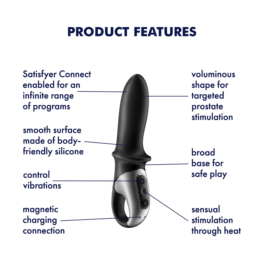 Satisfyer Hot Passion Connect App Anal Vibrator - Thorn & Feather