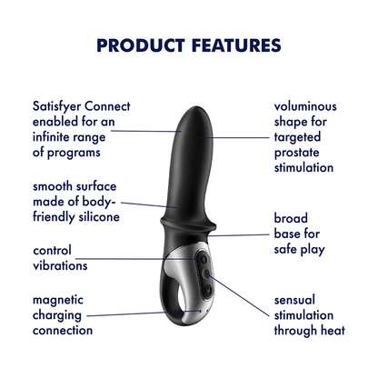 Satisfyer Hot Passion Connect App Anal Vibrator - Thorn & Feather