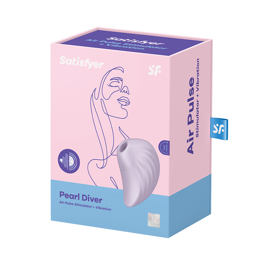 Satisfyer Pearl Diver Clitoral Stimulator - Thorn & Feather Sex Toy Canada
