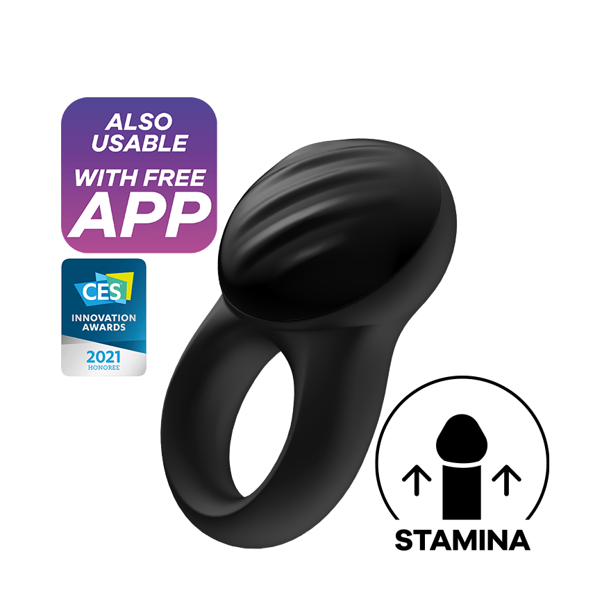 Satisfyer Signet Vibrating Cock Ring with App Control - Thorn & Feather