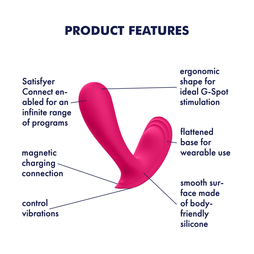 Satisfyer Top Secret Wearable Vibrator - Thorn & Feather