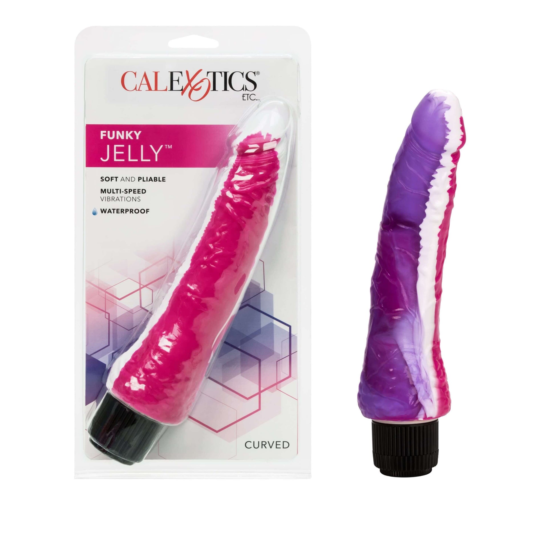 Funky Jelly Curved Stimulator - Pink/Purple - Thorn & Feather