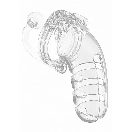 Mancage Model 12 Chastity 5.5 Inch Cage with Plug - Thorn & Feather