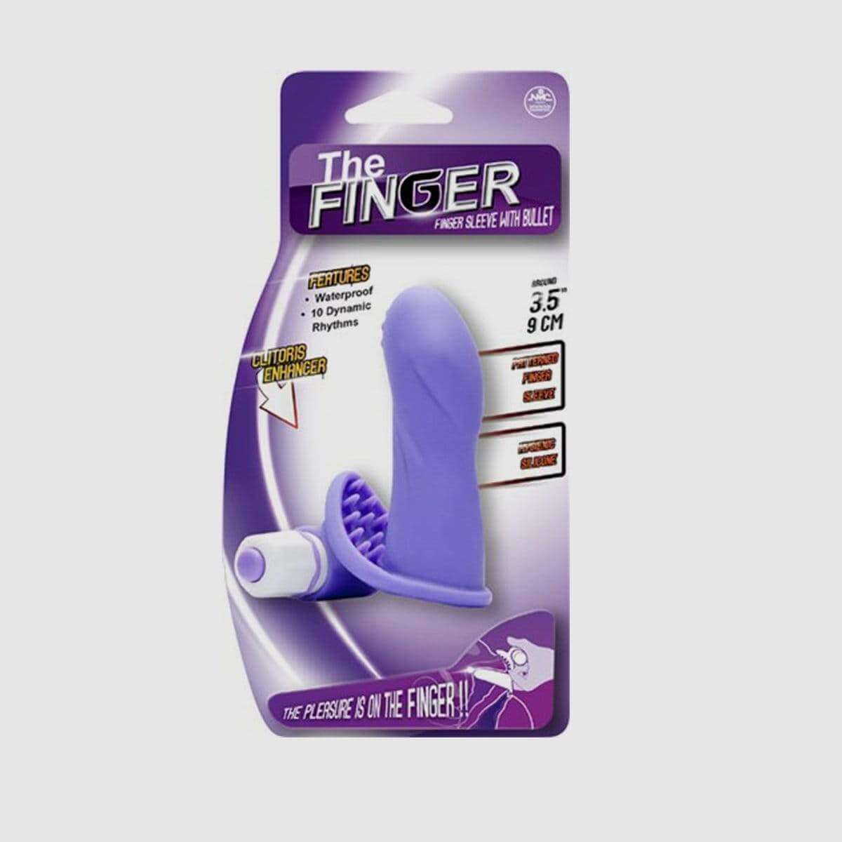 The Finger Sleeve with Bullet in Purple - Thorn & Feather