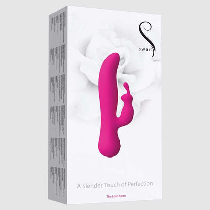 The Love Swan - Rotating Dual Rabbit Vibrator - Thorn & Feather