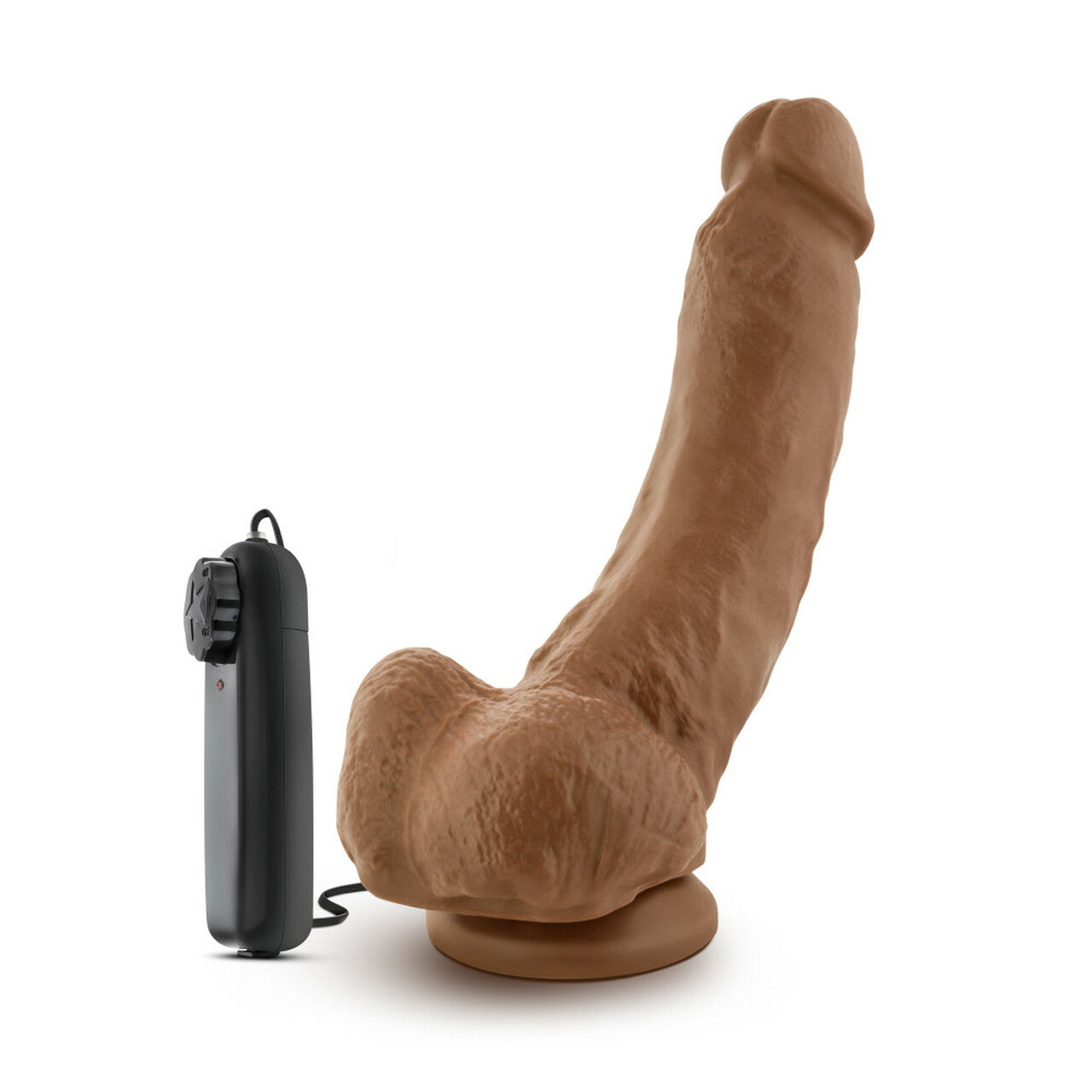 Loverboy The Boxer 9" Vibrating Realistic Cock - Mocha - Thorn & Feather Sex Toy Canada