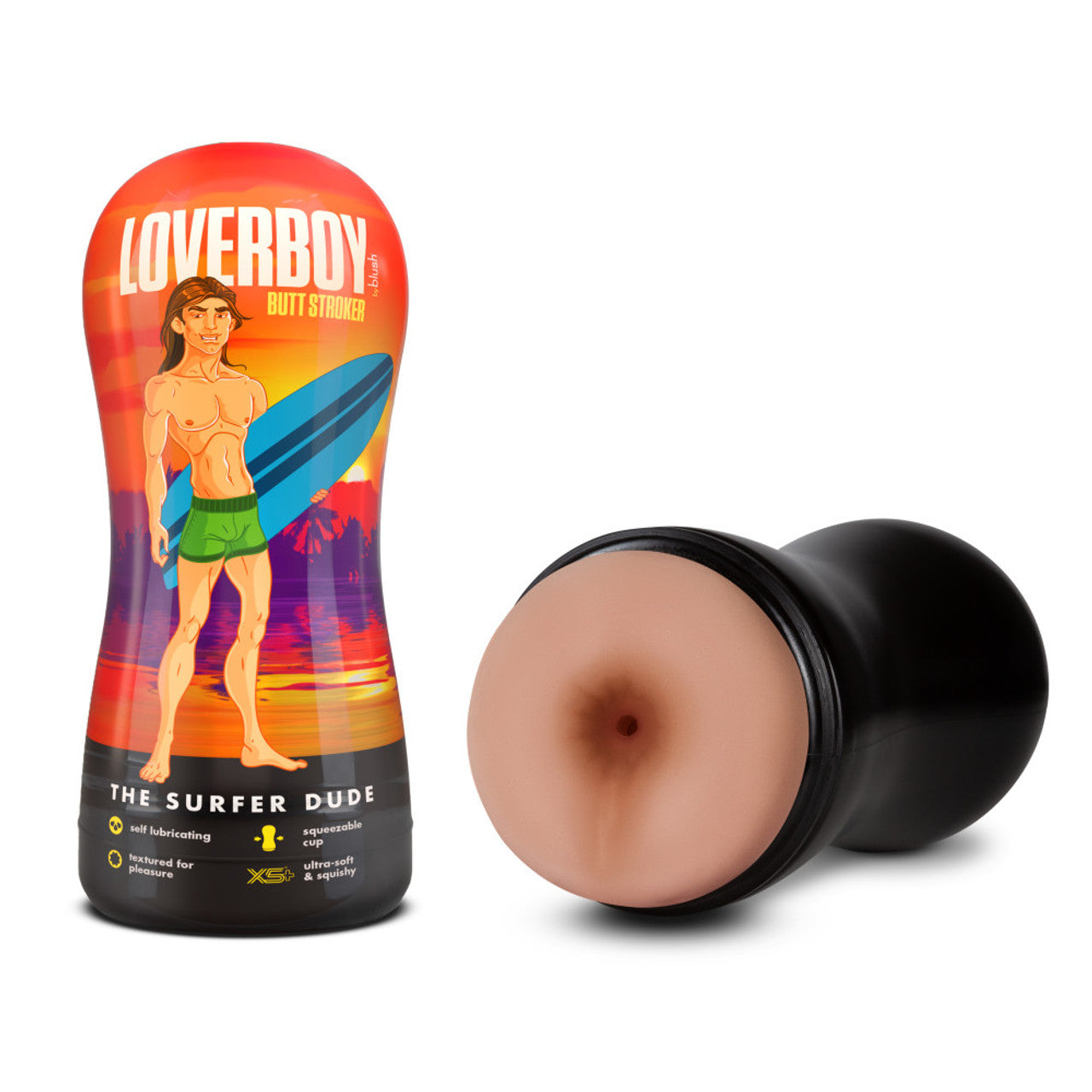 The Surfer Dude Self Lubricating Stroker - Beige - Thorn & Feather