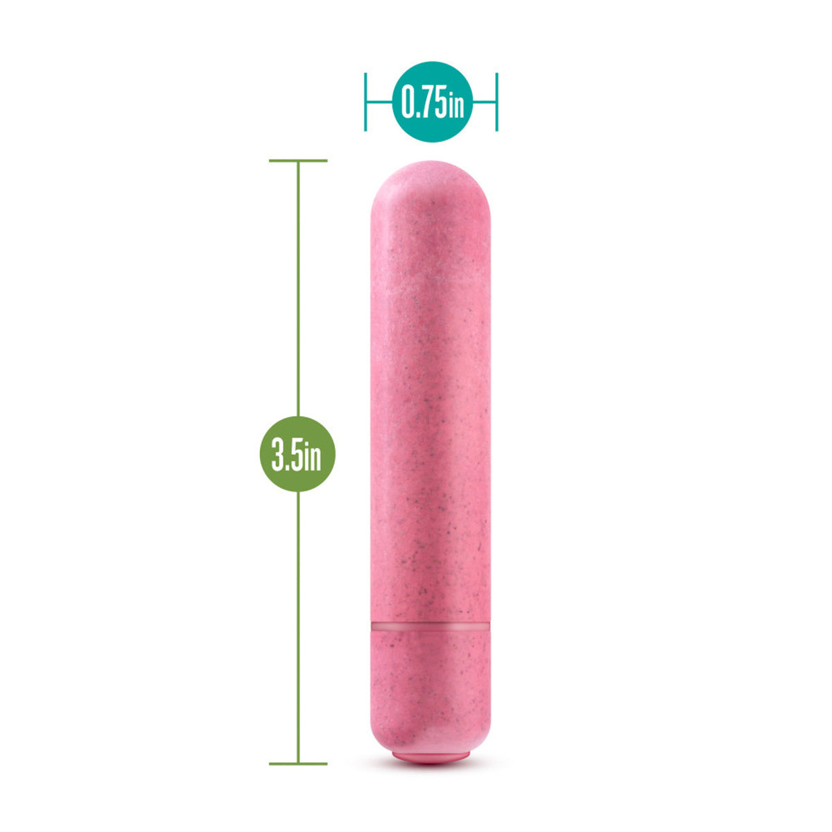 Gaia Eco Biadegradable Bullet Vibrator - Coral - Thorn & Feather