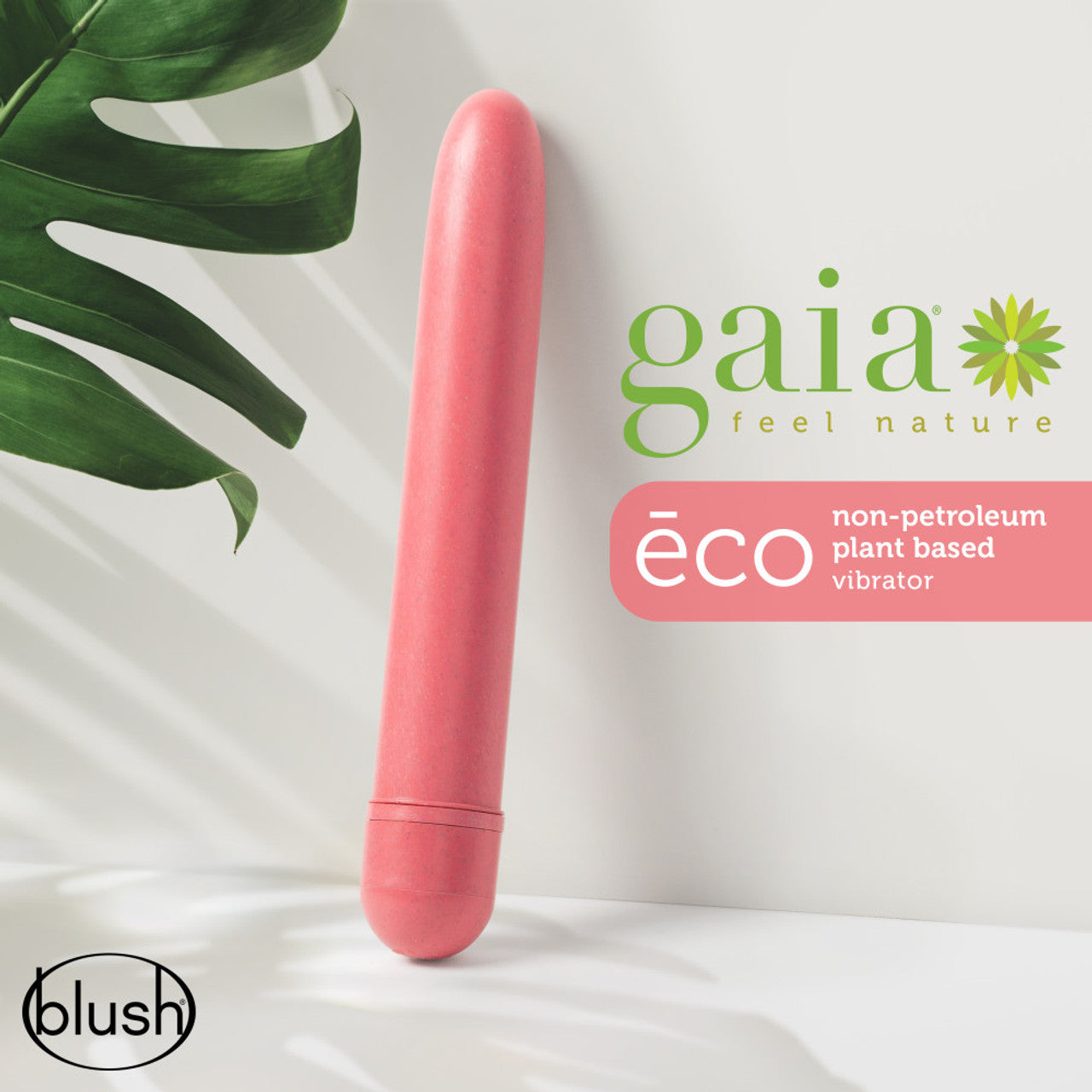 Gaia Eco Biadegradable Vibrator - Coral - Thorn & Feather