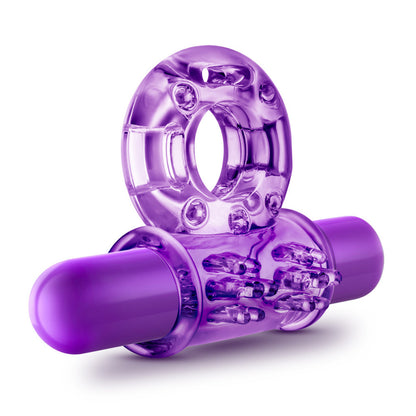 Couples Play Vibrating Cock Ring - Purple - Thorn & Feather