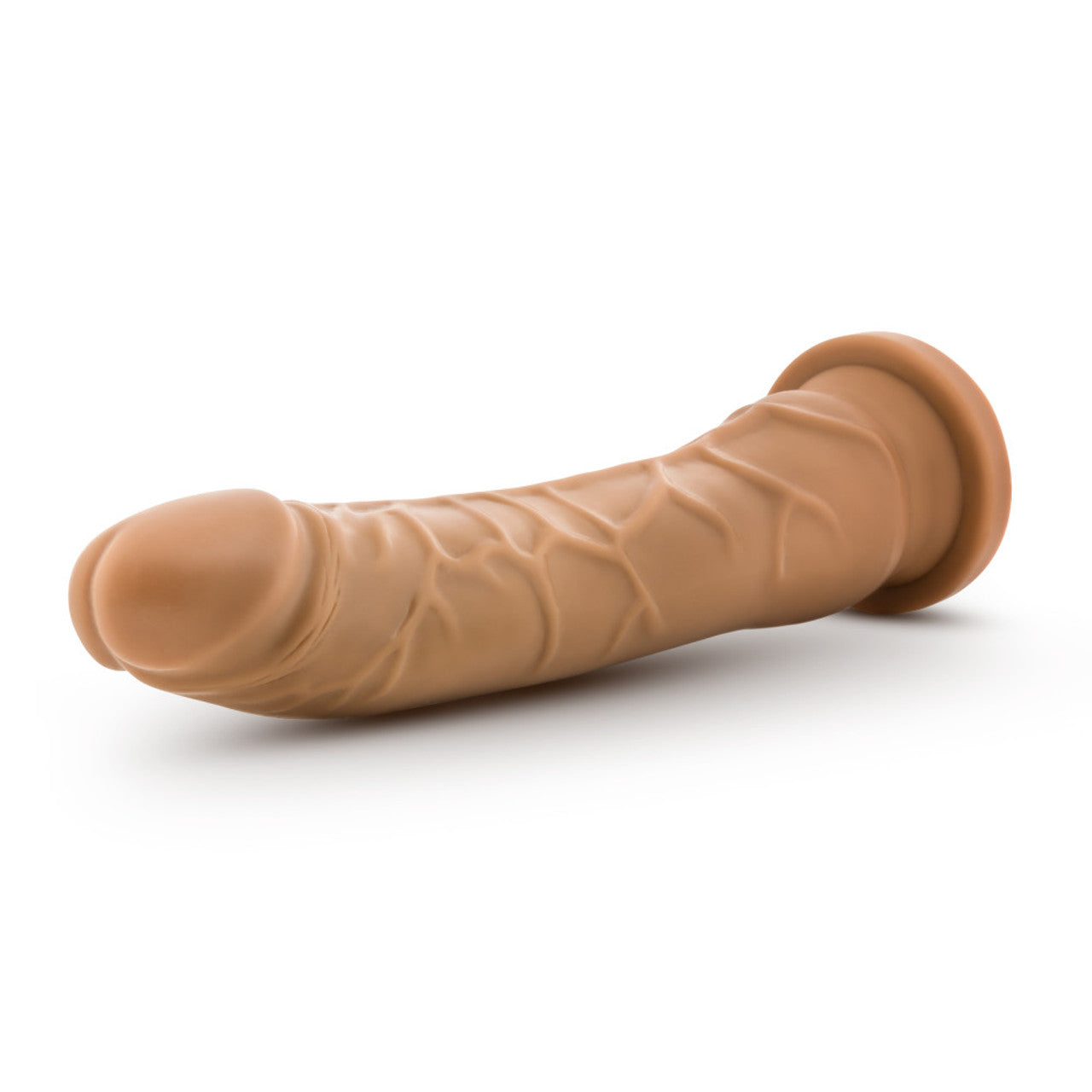8 Inch Dong with Suction Cup - Mocha - Thorn & Feather