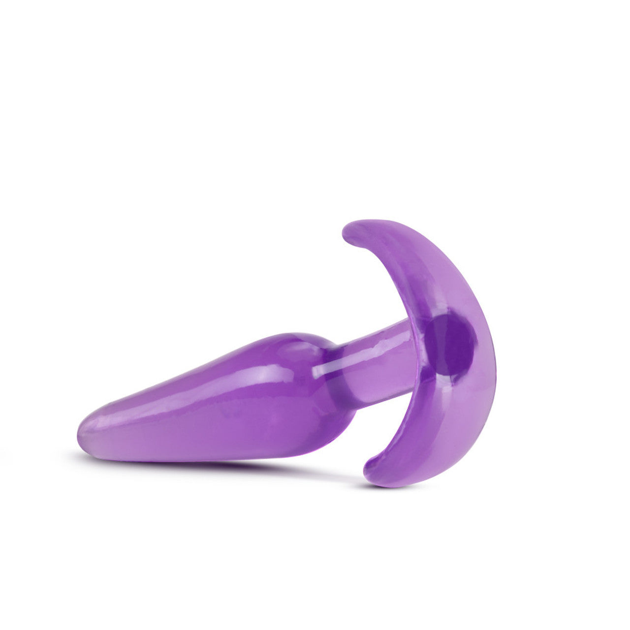 B Yours Slim Tapered See-Through Anal Plug - Purple - Thorn & Feather