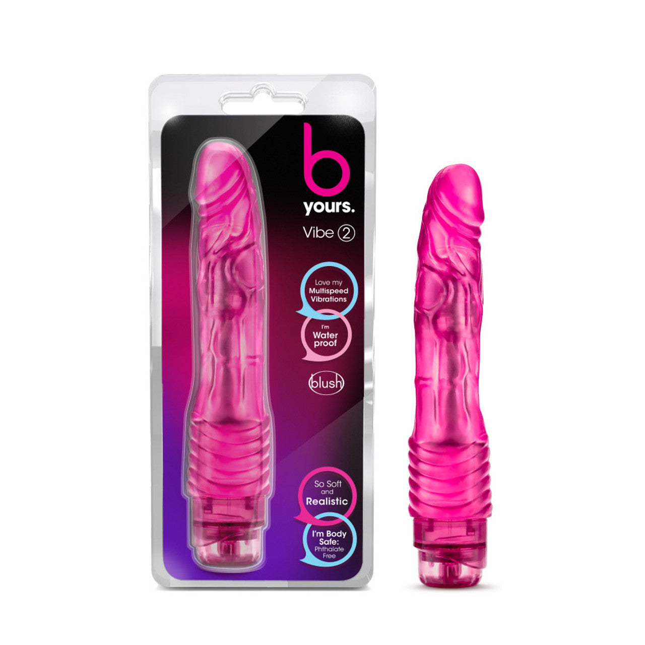 B Yours Multispeed Vibe #2 - Pink - Thorn & Feather