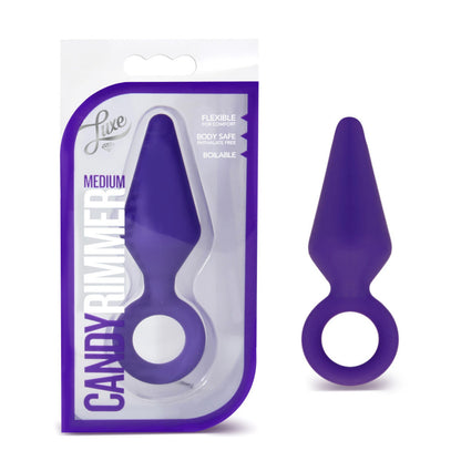 Luxe Candy Rimmer Silicone Butt Plug for Beginners - Small, Purple - Thorn & Feather