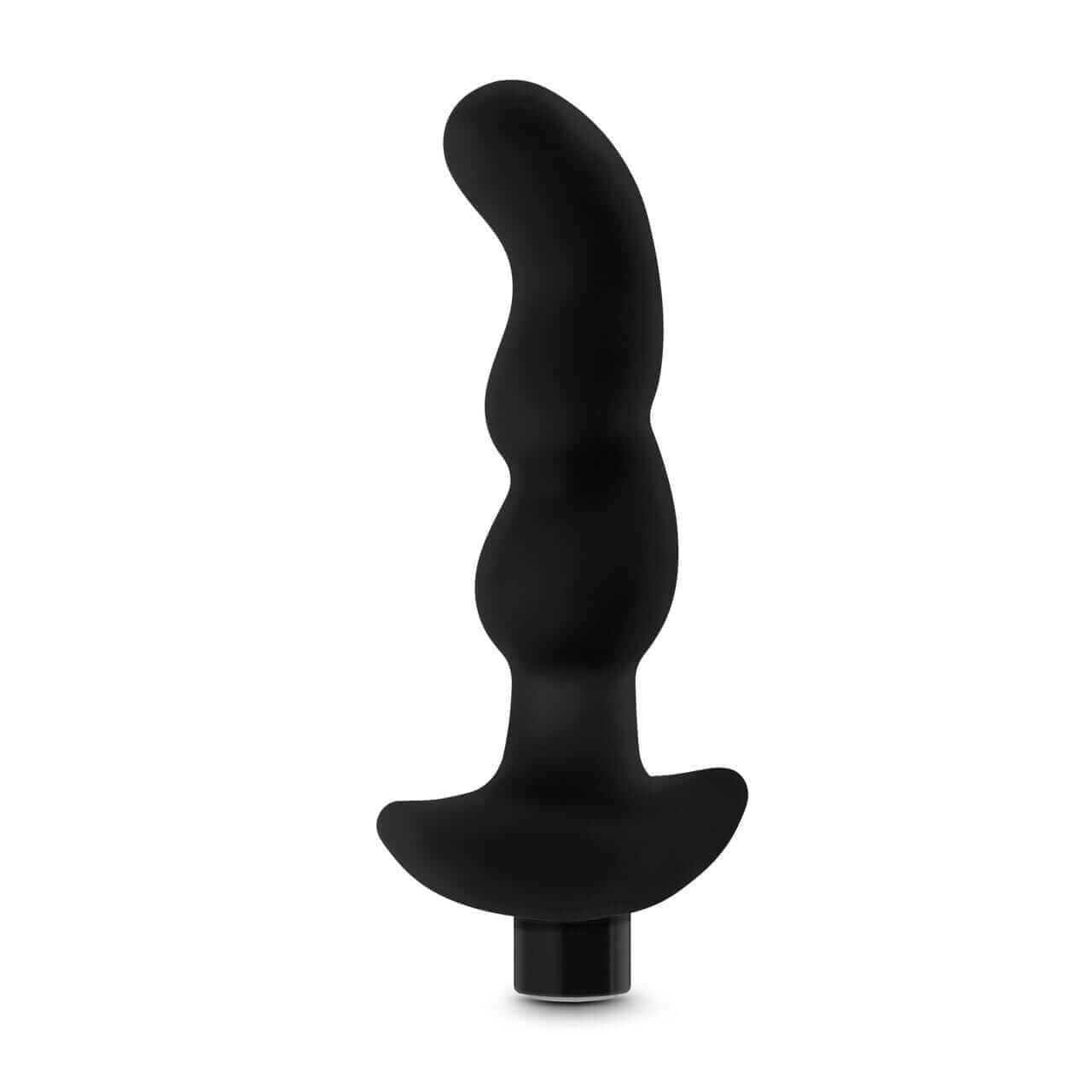 Silicone Vibrating Prostate Massager 03 - Black - Thorn & Feather