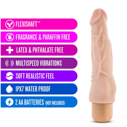 Cock Vibe 4 8 Inch Vibrating Cock - Beige - Thorn & Feather