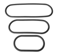Xplay Silicone Thin Wrap Ring 3-Pack (9,12,15) - Thorn & Feather