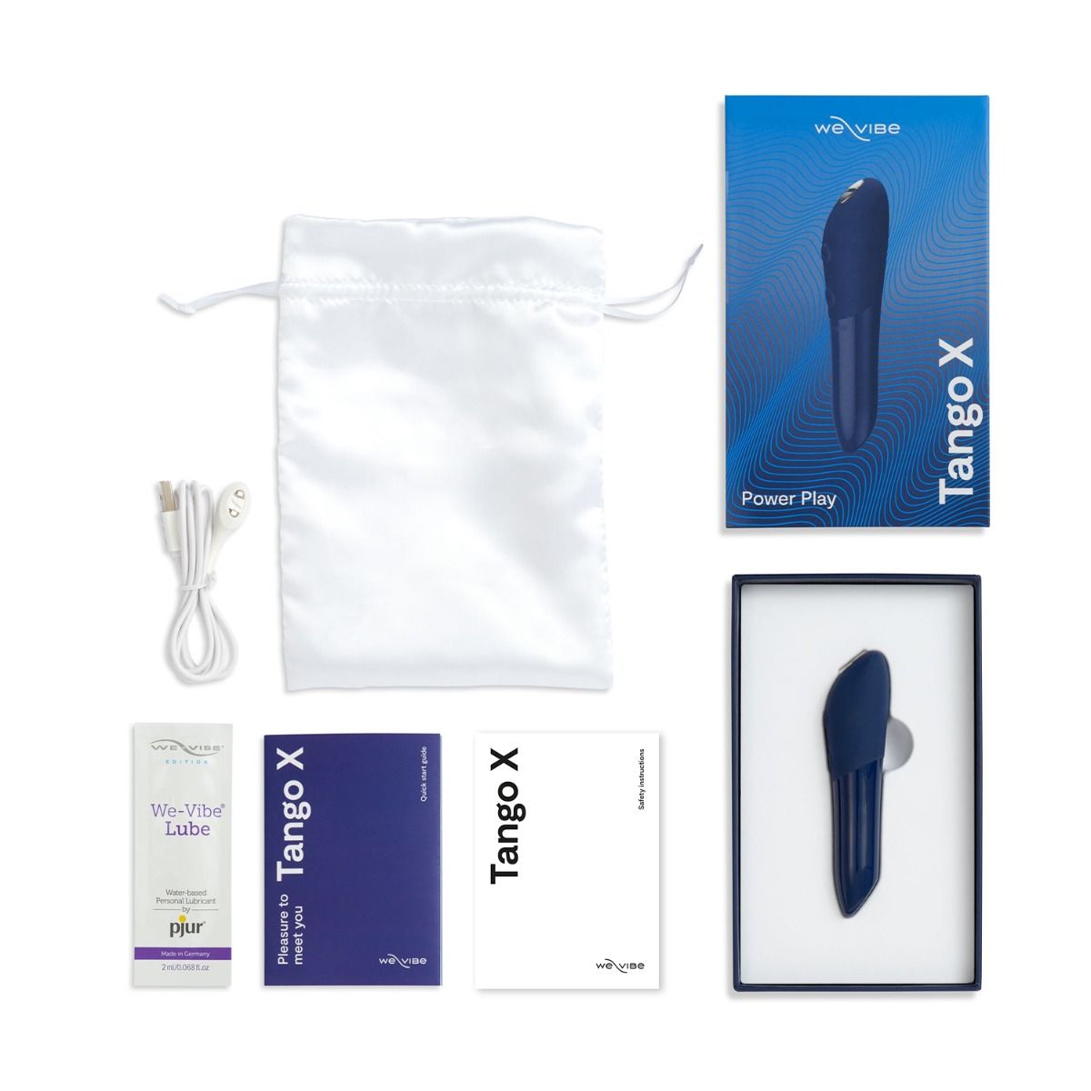We-Vibe Tango X Rechargeable Powerful Bullet Vibrator - Thorn & Feather