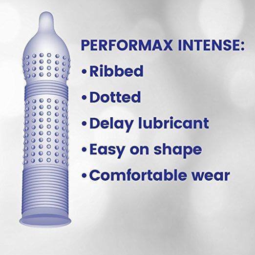 Durex Performax Intense Condoms - 12 Pack - Thorn & Feather Sex Toy Canada